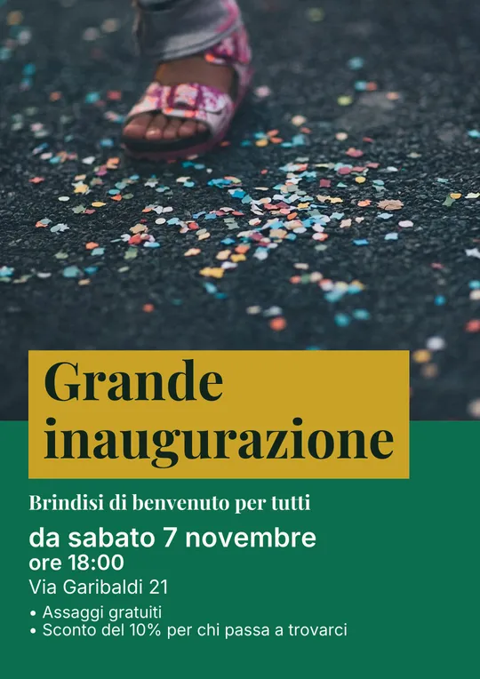 Locandina: Grande inaugurazione