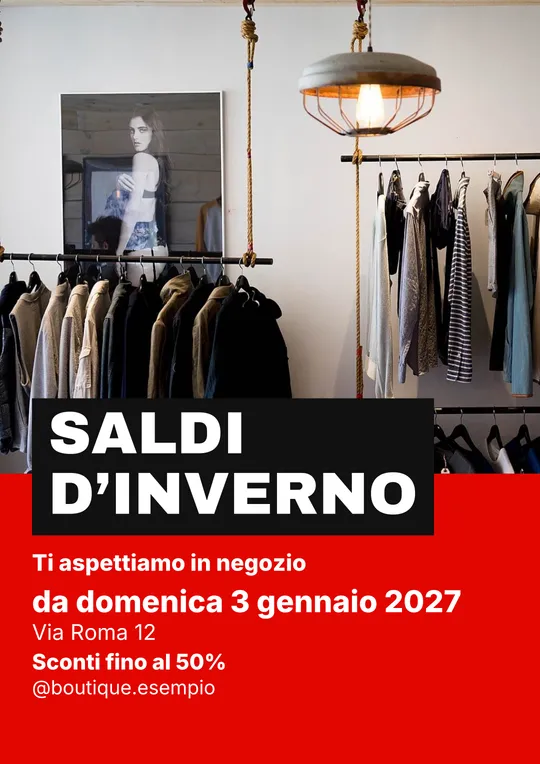 Locandina: Saldi d'inverno